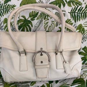 Authentic Vintage Coach Off-White Purse